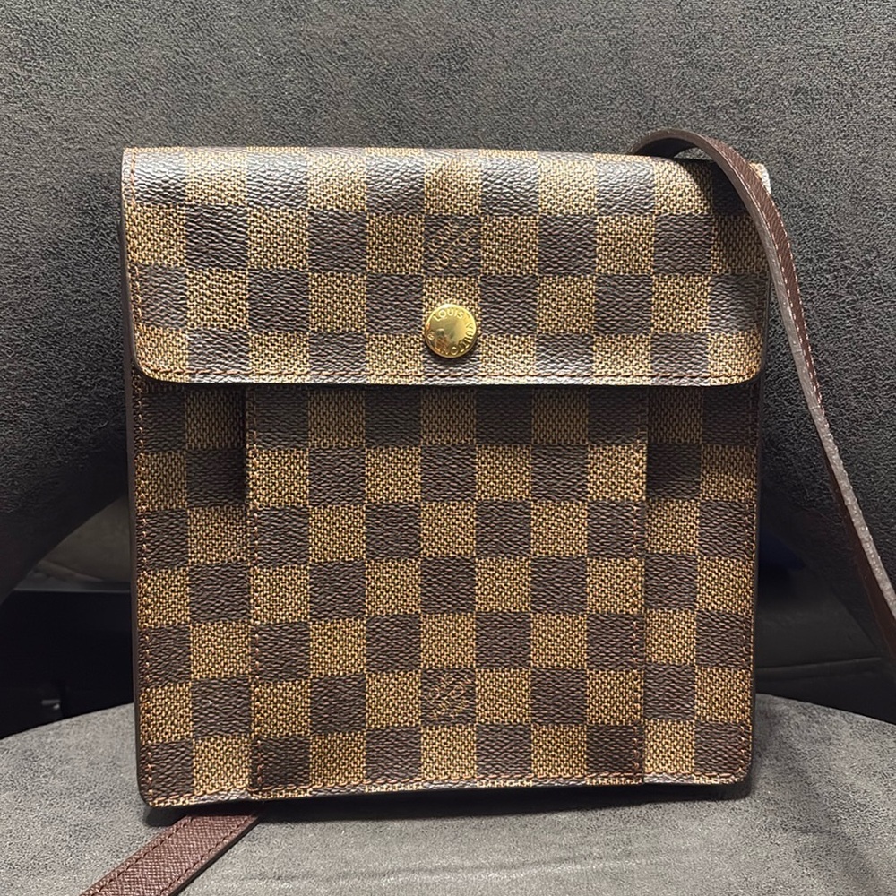 LOUIS VUITTON BROWN DAMIER PIMLICO CROSSBODY SHOULDER with COA